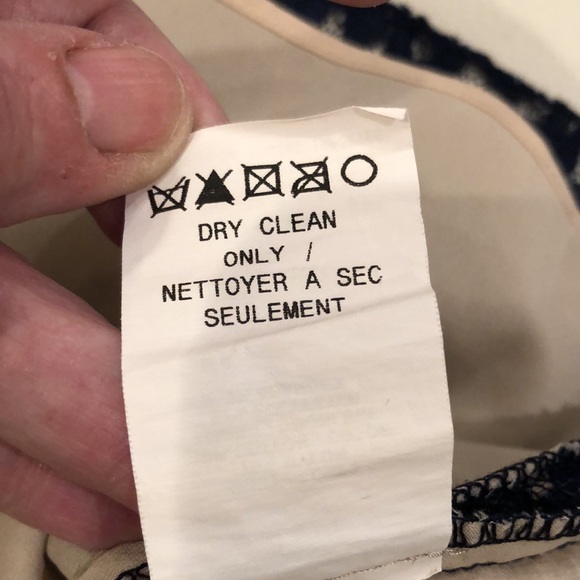 ABS Allen Schwartz navy lace fit-n-flare dress - Picture 6 of 9